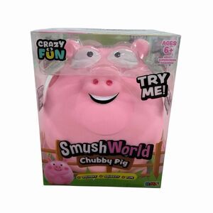 New Release RMS Smushworld SmushMart Chubby Pink Pig Squishy Crazy Fun